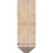Ekena Millwork Olympic Arts and Crafts Smooth Bracket w/ Offset Brace, Douglas Fir, 7 1/2"W x 18"D x 22"H BKT0806X18X22OLY03SDF - alternate 2